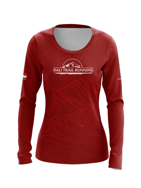 Women BTR Red Long Sleeve
