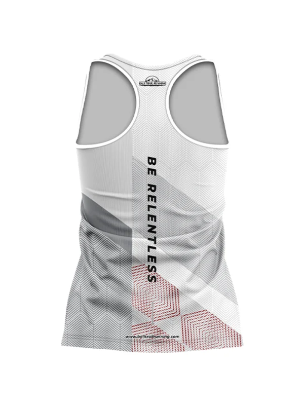 Women BTR White Singlet - Image 2