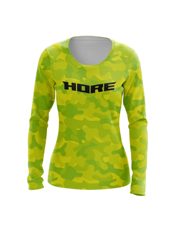 Women Hore Camouflage Long Sleeve