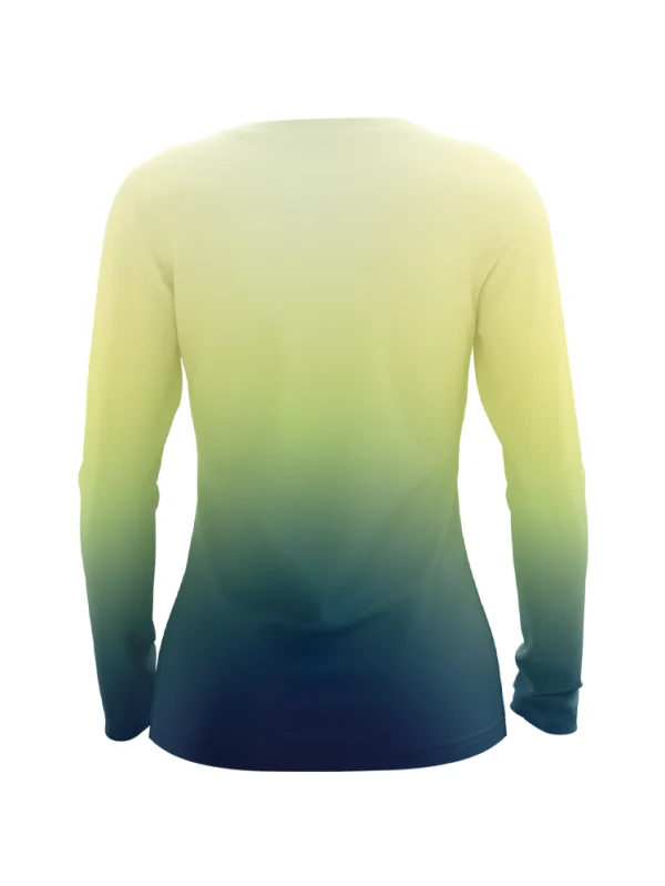 Women Linear Green Long Sleeve - Image 2