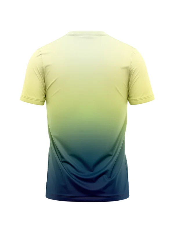 Men Linear Green Tee - Image 2
