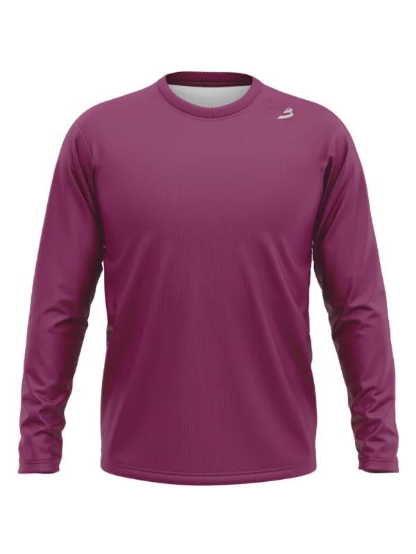 Men Ordinary Magenta Long Sleeve