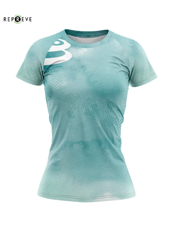 Women Brave Teal Cosmic 25 Tee